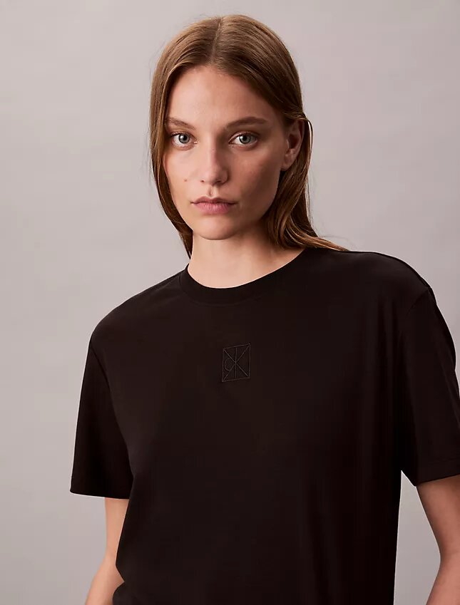 Klasyczna koszulka z nadrukiem logo Supima Cotton Klasyczna koszulka z nadrukiem logo Supima Cotton