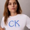 Klasyczna koszulka z nadrukiem Monogramu Nyc Klasyczna koszulka z nadrukiem Monogramu Nyc