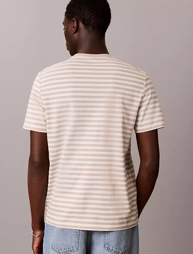 Klasyczna koszulka z nadrukiem Monologo Graphic Stripe Klasyczna koszulka z nadrukiem Monologo Graphic Stripe