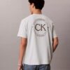 Klasyczna koszulka z okrągłym nadrukiem logo Klasyczna koszulka z okrągłym nadrukiem logo