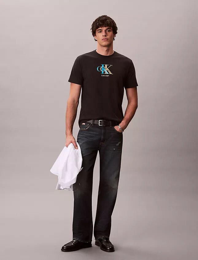 Klasyczna koszulka z podwójnym Monogramem Klasyczna koszulka z podwójnym Monogramem