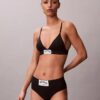 Klasyczny, lekko wyściełany Bralette trójkątny z Cotton Stretch Klasyczny, lekko wyściełany Bralette trójkątny z Cotton Stretch