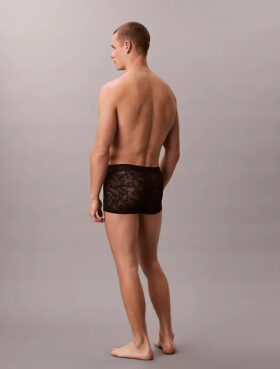 Korty z mikrofibry i koronki Low Rise Trunk