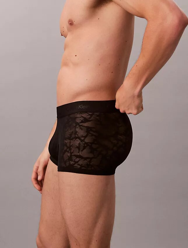 Korty z mikrofibry i koronki Low Rise Trunk Korty z mikrofibry i koronki Low Rise Trunk