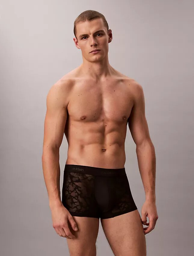 Korty z mikrofibry i koronki Low Rise Trunk Korty z mikrofibry i koronki Low Rise Trunk