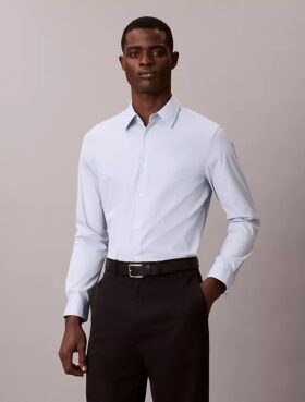 Koszula slim fit z elastycznej bawełny Supima Cotton Stretch