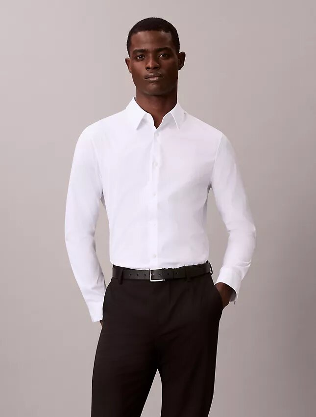 Koszula slim fit z elastycznej bawełny Supima Cotton Stretch Koszula slim fit z elastycznej bawełny Supima Cotton Stretch