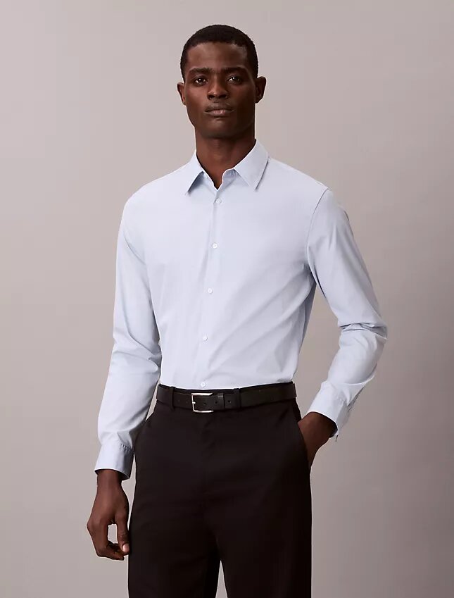 Koszula slim fit z elastycznej bawełny Supima Cotton Stretch Koszula slim fit z elastycznej bawełny Supima Cotton Stretch