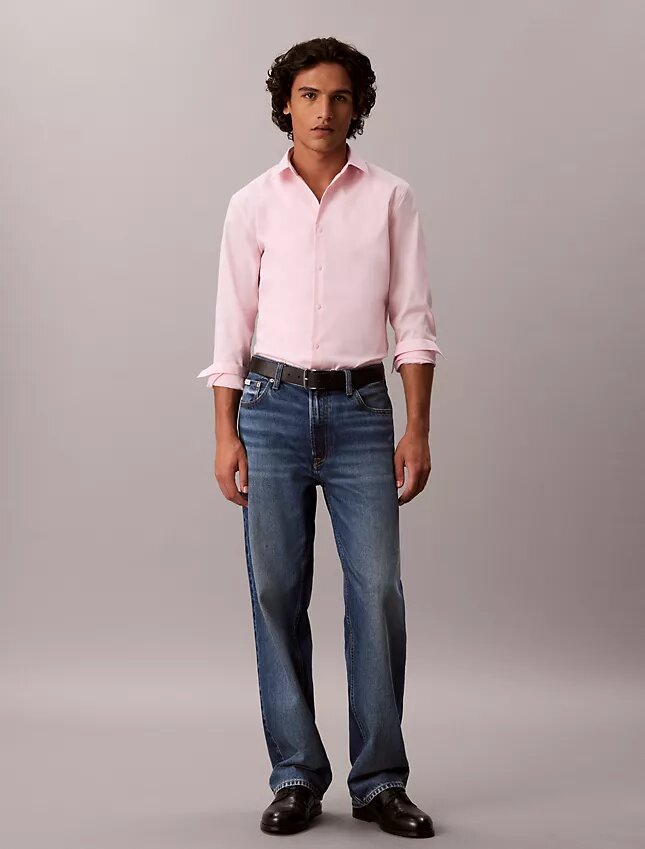 Koszula slim fit z elastycznej bawełny Supima Cotton Stretch Koszula slim fit z elastycznej bawełny Supima Cotton Stretch
