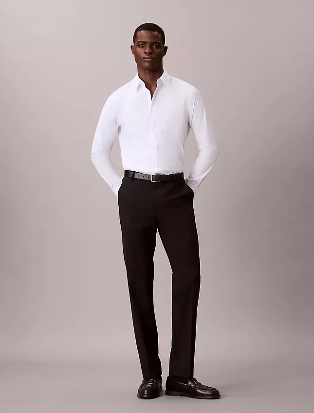 Koszula slim fit z elastycznej bawełny Supima Cotton Stretch Koszula slim fit z elastycznej bawełny Supima Cotton Stretch