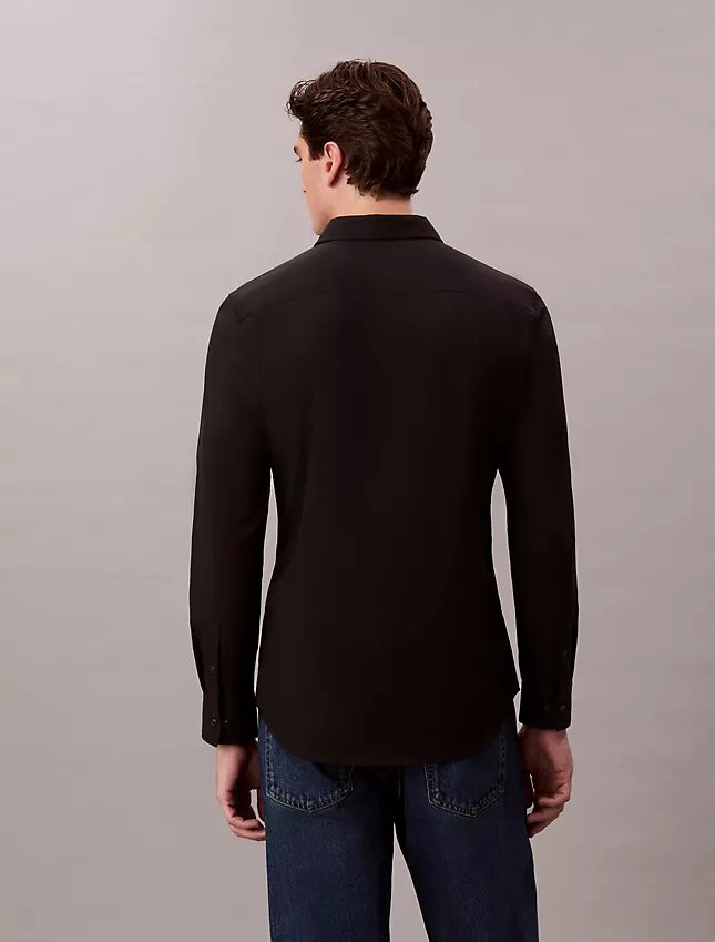 Koszula slim fit z elastycznej bawełny Supima Cotton Stretch Koszula slim fit z elastycznej bawełny Supima Cotton Stretch