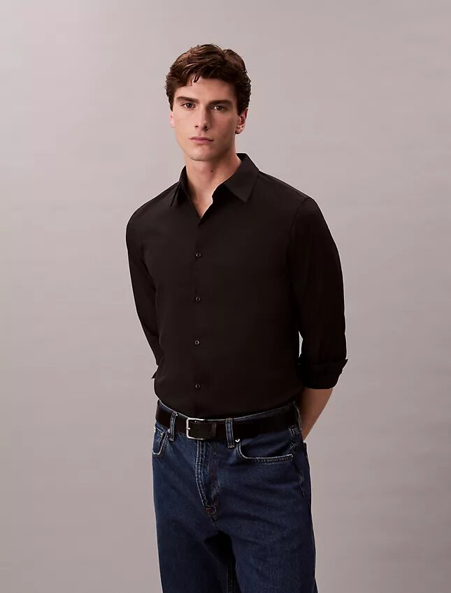 Koszula slim fit z elastycznej bawełny Supima Cotton Stretch Koszula slim fit z elastycznej bawełny Supima Cotton Stretch