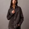 Koszula z guzikami w wzór Denim Koszula z guzikami w wzór Denim