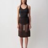 Koszulka bez rękawów Ella Ribbed Koszulka bez rękawów Ella Ribbed