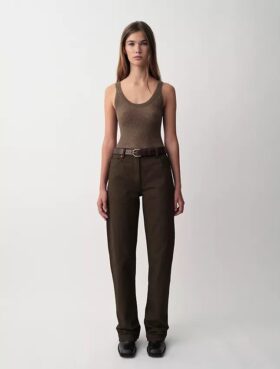 Koszulka bez rękawów Ella Ribbed