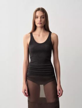 Koszulka bez rękawów Ella Ribbed