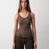 Koszulka bez rękawów Ella Ribbed Koszulka bez rękawów Ella Ribbed