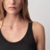 Koszulka bez rękawów Ella Ribbed Koszulka bez rękawów Ella Ribbed