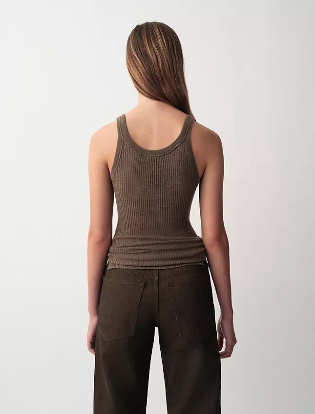 Koszulka bez rękawów Ella Ribbed Koszulka bez rękawów Ella Ribbed