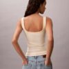 Koszulka bez rękawów Monologo Stripe Rib