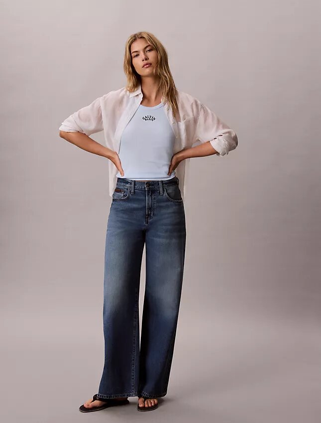Koszulka bez rękawów z graficznym logo Contour Rib Koszulka bez rękawów z graficznym logo Contour Rib