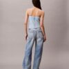 Koszulka bez rękawów z mieszanki Denim i lnu Koszulka bez rękawów z mieszanki Denim i lnu
