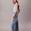 Koszulka bez rękawów z mieszanki Denim i lnu Koszulka bez rękawów z mieszanki Denim i lnu