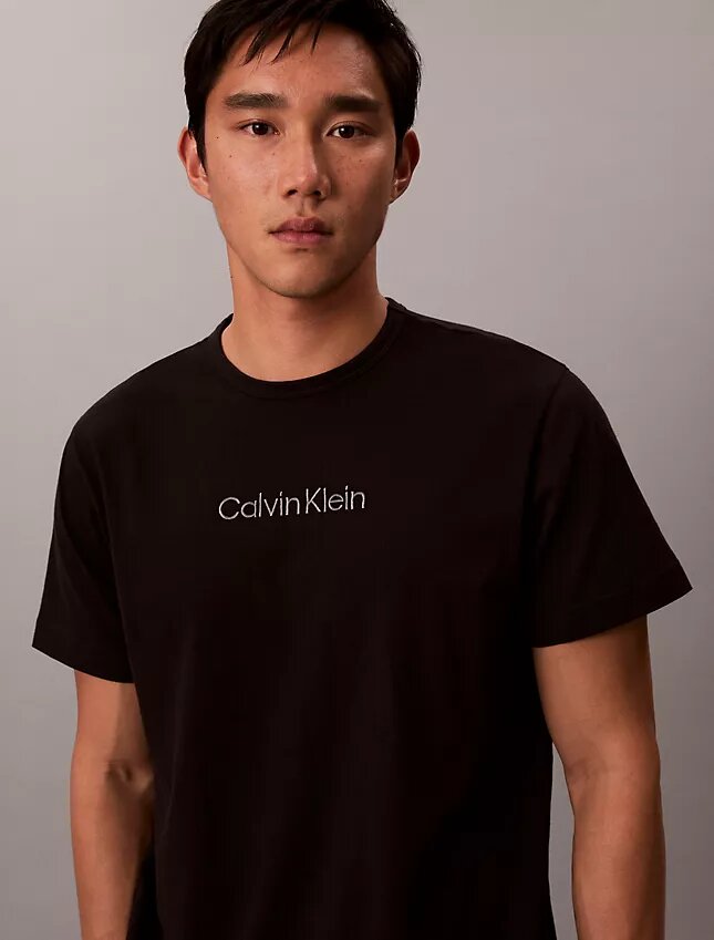 Koszulka do spania z logo Calvin Klein Koszulka do spania z logo Calvin Klein
