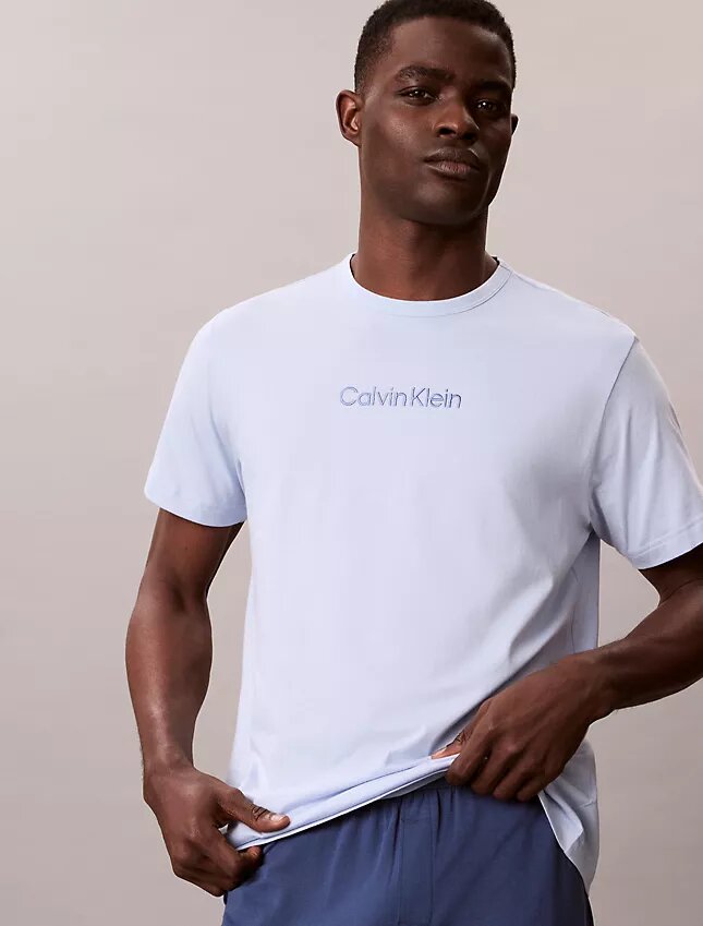 Koszulka do spania z logo Calvin Klein Koszulka do spania z logo Calvin Klein
