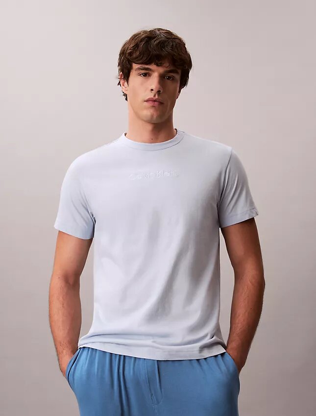 Koszulka do spania z logo Calvin Klein Koszulka do spania z logo Calvin Klein