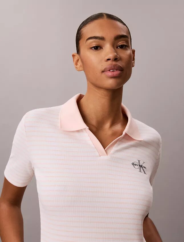 Koszulka polo Monologo Stripe Rib Koszulka polo Monologo Stripe Rib