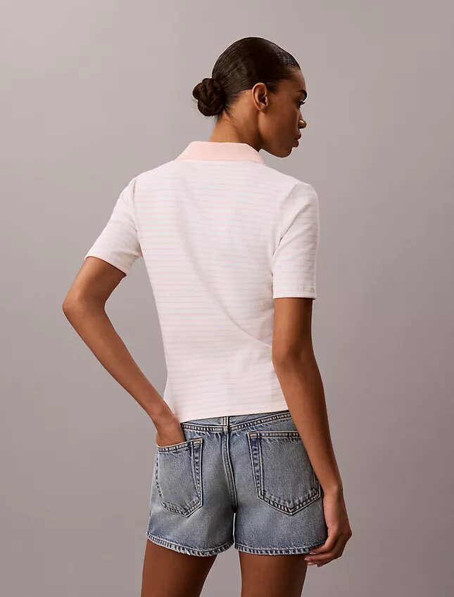 Koszulka polo Monologo Stripe Rib Koszulka polo Monologo Stripe Rib