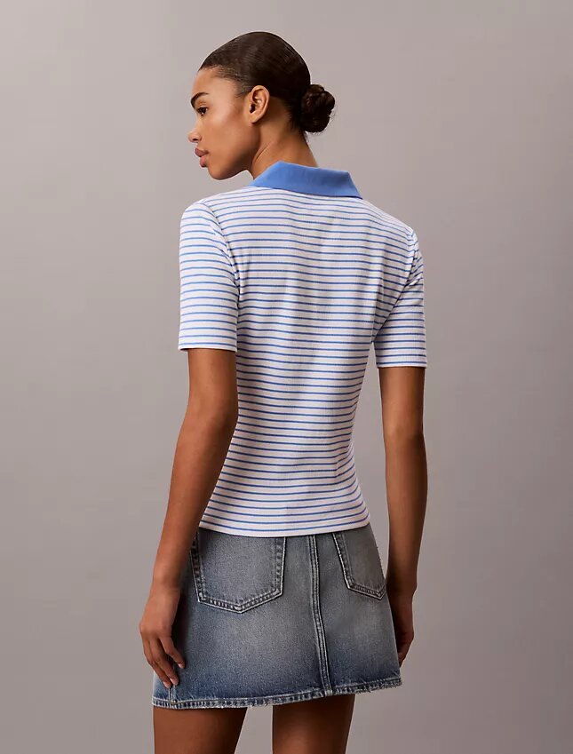 Koszulka polo Monologo Stripe Rib Koszulka polo Monologo Stripe Rib