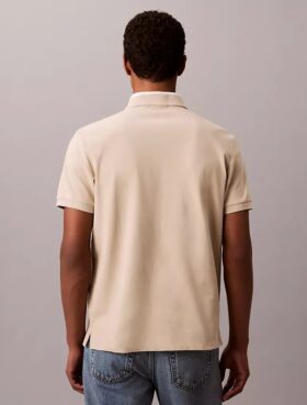 Koszulka polo z kołnierzykiem w stylu colorblock z pikowanej tkaniny