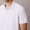 Koszulka polo z kołnierzykiem w stylu colorblock z pikowanej tkaniny Koszulka polo z kołnierzykiem w stylu colorblock z pikowanej tkaniny