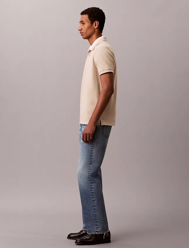 Koszulka polo z kołnierzykiem w stylu colorblock z pikowanej tkaniny Koszulka polo z kołnierzykiem w stylu colorblock z pikowanej tkaniny