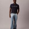 Koszulka polo z kontrastową lamówką i zamkiem do połowy długości Koszulka polo z kontrastową lamówką i zamkiem do połowy długości