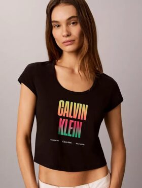 Koszulka Pride Slim z okrągłym dekoltem