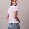 Koszulka slim fit z dzielonym logo Koszulka slim fit z dzielonym logo