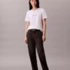 Koszulka slim fit z haftowanym logo Koszulka slim fit z haftowanym logo