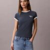 Koszulka slim fit z logo 1989 Koszulka slim fit z logo 1989
