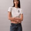 Koszulka slim fit z nadrukiem kwiatowym