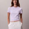 Koszulka slim fit z nadrukiem logo Koszulka slim fit z nadrukiem logo