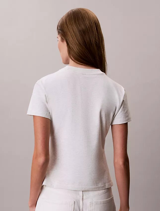 Koszulka slim fit z nadrukiem logo Koszulka slim fit z nadrukiem logo