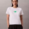 Koszulka slim fit z nadrukiem Monogramu Koszulka slim fit z nadrukiem Monogramu