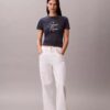 Koszulka slim fit z wypukłym logo Koszulka slim fit z wypukłym logo