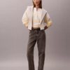 Koszulka typu henley w paski w stylu varsity Koszulka typu henley w paski w stylu varsity
