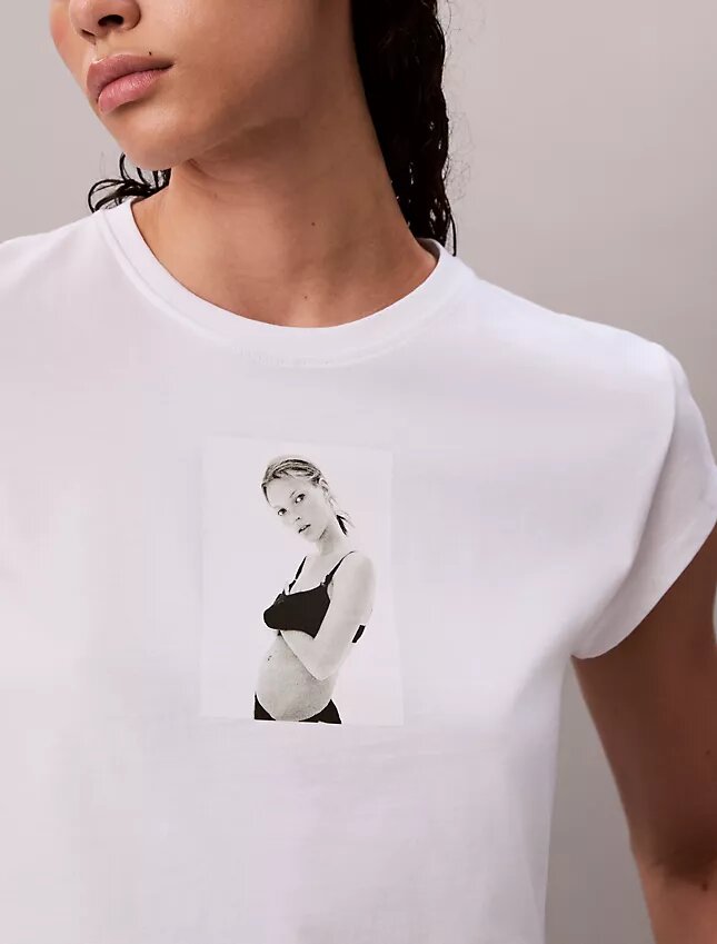 Koszulka z nadrukiem Kate Moss Koszulka z nadrukiem Kate Moss