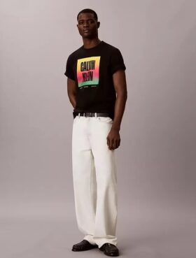 Koszulka z nadrukiem Pride Logo Block Easy Tee