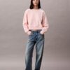 Krótka bluza z francuskiej dzianiny frotte o luźnym kroju Krótka bluza z francuskiej dzianiny frotte o luźnym kroju